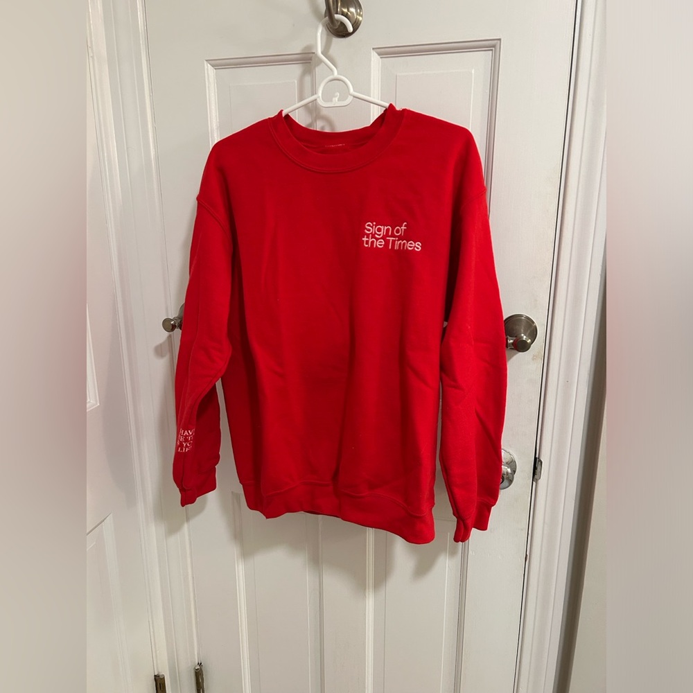 Harry Styles Red Sign of the Times Tour Sweatshirt